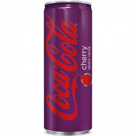 Coca-cola Cherry(cerise) canette 33cl x24