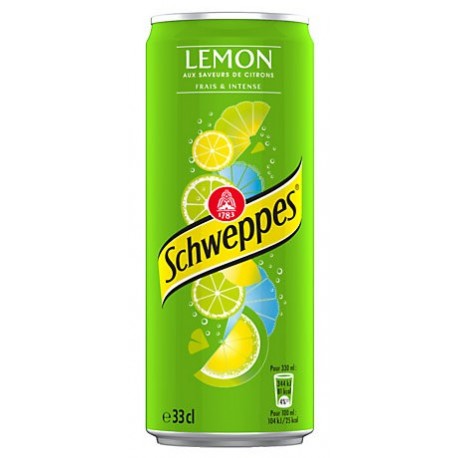 Schweppes Lemon canette 33cl x24