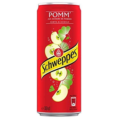 Schweppes Pomme canette 33cl x24