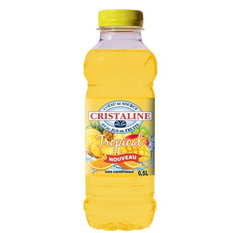 Cristaline Tropical bouteille 50cl x24