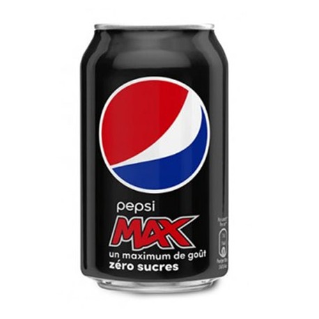 Pepsi-max (sans sucre) canette 33cl x24