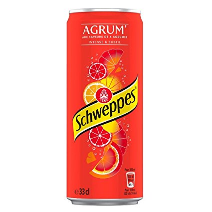 Schweppes Agrumes canette 33cl x24